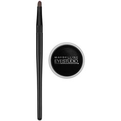 Maybelline Eye Studio Lasting Drama Gel Eyeliner - 95 Everyday Goth Makeup, Eyeliner Art, Best Drugstore Eyeliner, Make Up Eyeshadows, Best Eye Serum, Hormonal Acne Supplements, Makeup Drawers, New York Makeup, Acne Supplements