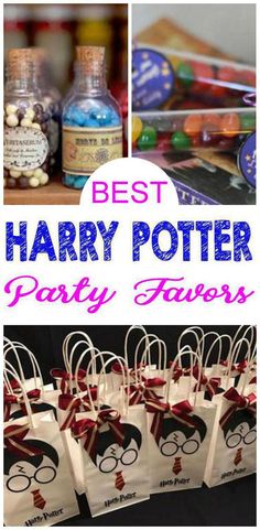 harry potter party favors with the words best harry potter party favors on them and pictures