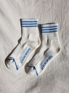 Super comfy ankle crew socks. One size fits most 85% cotton 13% polyester 2% spandex Machine wash Made in South Korea Cheap Cotton Socks For Streetwear, Girlfriend Collective Socks, Boyfriend Socks, Hair Necklace, Cocktail Book, The Boyfriend, Back Bag, The Girlfriends, Embroidered Heart