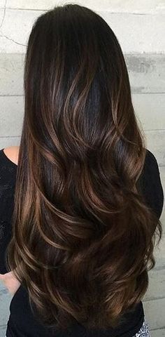 Caramel Highlights, Short Hairstyle, Dark Brown Hair, Winter Hairstyles, Hair Envy, 가을 패션, Brown Hair Colors