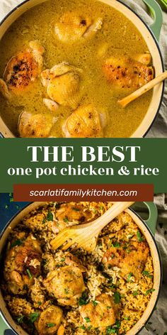 the best one pot chicken and rice recipe