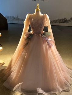 Long Sleeve Quinceanera Dresses, Dreamy Sunset, Quinceanera Dresses Pink, Exquisite Gowns, Quinceanera Dress, Sequin Appliques, Blue Tulle, Fantasy Gowns, Long Sleeve Sequin