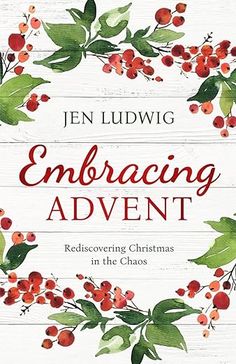 an image of the book cover for embracing advent