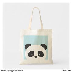 Panda Tote Bag Painting On Cloth Bag, Tote Bag Print Design, Tote Bag Design Ideas, Bag Design Ideas, Tote Bag Painting, Creative Tote Bag, Diy Tote Bag Design, Handpainted Tote Bags, Bag Painting