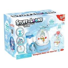 the snowglue maker kit includes an electric snow globe