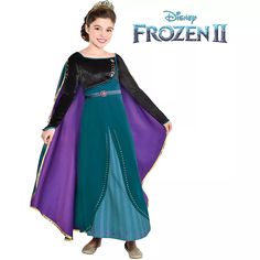 Child Epilogue Anna Costume - Frozen 2 | Party City Kids Outfit Winter, Freaknik 90s Outfit, Anna Halloween Costume, Freaknik 90s, Anna Coronation Dress, Elsa Dresses, Disney Princess Halloween Costumes, Crazy Halloween Costumes, Anna Frozen Costume