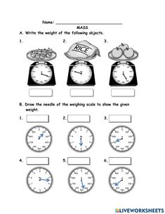 the worksheet for telling time is shown with four clocks and three different times