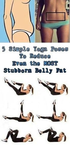 Simple Yoga, Easy Yoga Poses, Yoga Exercises, Trening Abs, Easy Yoga, Yoga Postures, Belly Fat Workout, Trening Pilates