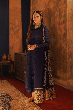 Regal Blue Pakistani Salwar Kameez with Dupatta Dress ensemble that whispers tales of hidden depths and ancient mysteries. Crafted with the finest sequin embroidery on chiffon, it shimmers like moonlight on tranquil waters, casting a spell of enchantment upon all who behold it. Embroidery On Chiffon, Dupatta Dress, Pakistani Salwar, Beautiful Pakistani Dresses, Pakistani Salwar Kameez, Sequin Embroidery, Ancient Mysteries, Dress Crafts, Sequins Embroidery