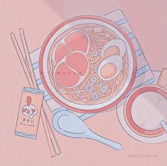 an image of a plate of food with chopsticks next to it on a table