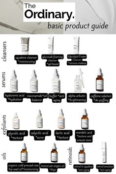 Ordinary Skincare Serum, Serum For Skin Care, Skincare Serums And What They Do, Best Products From The Ordinary, Layering The Ordinary Products, Best Ordinary Products For Aging, Skincare Products Recommendations, Ordinary Retinol Before And After, Skin Care Hydration