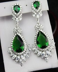 Graff Diamonds, Pageant Earrings, Emerald Set, Emerald Earrings Drop, Emerald Diamond Earrings, Emerald Green Earrings, Bridal Earrings Drop, Aesthetic Jewelry, Great Design