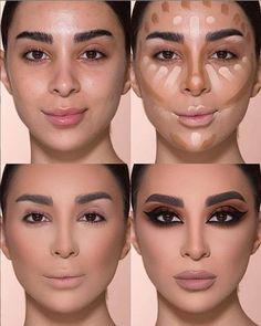 Best Contour, Contouring For Beginners, Highlight Makeup, Best Contouring Products, Makeup Tutorial Foundation, Make Up Tutorials, Makeup Tutorial Step By Step, Contour Highlight, Make Up Tutorial