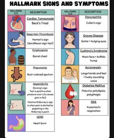 a poster with different signs and symbols for the names of human body parts in english