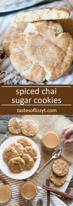 spiced chai sugar cookies are the perfect dessert for fall