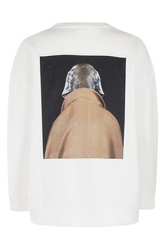 Bacchus Sweatshirt - Max Mara - Ivory color - Crew neck - Long sleeve with elasticated cuff - Contrasting logo print on front Max Mara Coat, Best Blazer, Marni Bag, Tom Ford Handbags, Versace Sweatshirt, Chloe Purses, Stella Mccartney Bag, Zegna Shoes, Embroidered Crewneck