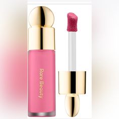 Weightless, Long-Lasting Liquid Blush With Up To 12-Hour Wear. Blends And Builds Beautifully For A Soft, Healthy Flush In Matte Or Dewy Finishes. Rare Beauty Liquid Blush, Makeup Rare Beauty, Rare Beauty Liquid, Rare Beauty Makeup, Liquid Blush, Effortless Hairstyles, Rare Beauty, Christmas Wishlist, Womens Makeup