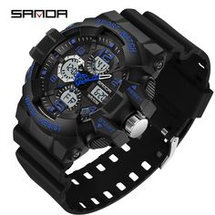 Color: Black blue Timepiece Design, Digital Wrist Watch, Mens Sport Watches, Military Watches, Sports Watch, Watch Movement, Sport Watches, Botswana, Aruba