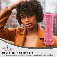 20% OFF package deal for 1 Aqua HGR 32mm/1.26in – Pack of 12 & 2 Blue 37mm/1.46in – Pack of 12 with Hourglass natural hair metal pins, Description:- ###Hourglass Natural Hair Rollers Discover the effortless beauty of Hourglass Natural Hair Rollers, designed to give your hair stunning curls with ease. These innovative rollers are crafted to be gentle on your hair while delivering long-lasting, defined curls. Whether you're aiming for voluminous waves or tight curls, Hourglass Natural Hair Rollers Diy Hair At Home, Rollers For Short Hair, Plastic Hair Rollers, Magnetic Rollers, Big Bouncy Curls, Hair Metal, Wet Set, Hair Supplies, Heatless Hairstyles