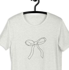 Bow T Shirt, Christian Bow Girly T Shirt, Church Outfit Shirt, Christian Teen Girls Tee - Etsy Cute Stretch Short Sleeve T-shirt, Cute Stretch T-shirt, Cute Stretch Crew Neck T-shirt, Cute Stretch T-shirt With Crew Neck, Cute Gray Short Sleeve T-shirt, Cute Gray Crew Neck T-shirt, Church Outfit, Church Outfits, Girls Tees