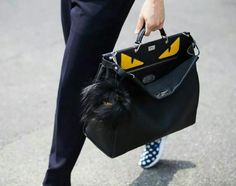 Fendi Pekaboo bag Fendi Peekaboo Bag, Mens Bag, Monster Eyes, Fendi Peekaboo, Not Bad, My Passion, Mens Accessories Fashion, Longchamp Le Pliage