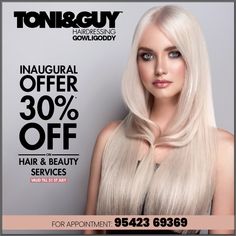 Enjoy the World's Best services now at @toniandguyfinancialdistrict - inaugural offer - 30% off on all services !! . "Best Salon Services In Town." . 📍Above to Domino's, Gowlidoddy, Financial District, Hyderabad 📞 954-236-9369 . #hyderabad #toniandguy #toniandguyworld #hairsalon #financialdistrict #skincare #unisex #unisexsalon #haircare #newplace #newplacealert #salonservices #nowopen #hyderabad #telangana Interior Design Videos, Toni And Guy, Best Salon, Tiktok Shop, Salon Services, Financial District, Salon Ideas, Beauty Services, Beauty Salon