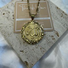 Elevate Your Style with ReluumJewellery's Country Map Pendant Necklaces: Introducing our Allah Gold Medallion Pendant Necklace - a timeless symbol of faith and devotion. Crafted with meticulous detail, this necklace features a stunning medallion adorned with the word "Allah" in elegant calligraphy. Whether you're seeking to express your spiritual connection or appreciate fine craftsmanship, this pendant is a perfect statement of reverence.  🌍 Embrace the world in style with ReluumJewellery's Co Moroccan Jewelry, Map Pendant, Elegant Calligraphy, Timeless Symbol, Gold Medallion, Meaningful Jewelry, Spiritual Connection, Meaningful Gifts, Gift For Him