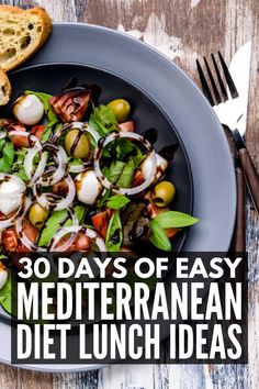 Mediterranean Diet Lunch Ideas, Mediterranean Diet Lunch, Diet Lunch Ideas, Diet Lunch