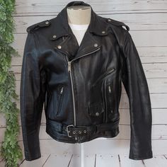 Vintage Maryland Leather Jacket Biker Negan Moto Brando Counterculture Heavyweight Chopper Xl Men's 46 What Sets This Vintage Leather Jacket Apart From Others? This Piece Was Crafted To Last. Vintage Leather Jackets Were Made With A Purpose; To Be Durable Jackets And Last Forever. Crafted With A Full Grain, Thick, Heavyweight, Leather; The Kind Of Leather That You Can Hear When It Moves, The Kind Of Leather That Feels Like You Will Be Able To Pass This On To Your Next Generation. Very Few Leathe Vintage Leather Jackets, Leather Jacket Biker, Vintage Leather Jacket, Top Grain Leather, Next Generation, Leather Jackets, Chopper, Vintage Leather, Maryland