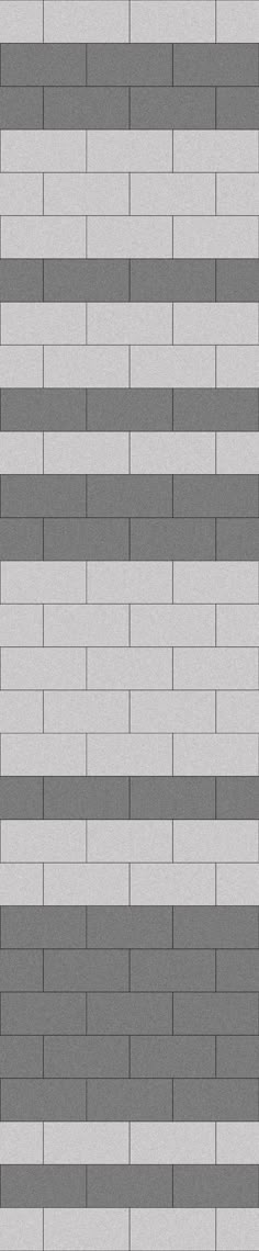 a gray brick wall with white and black lines on it, as well as the number of bricks