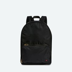 Lorimer Backpack Nylon Black/Gold – STATE Bags Personalized Bags, American Children, Lightweight Backpack, Black Travel, Backpacking Packing, Diaper Bag Backpack, Cool Fashion, Children And Family, Laptop Pocket