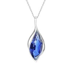 METAL SPECIFICATIONS White Gold 14K STONE SPECIFICATIONS Stone Name : Blue Sapphire Stone Cut : Marquise Stone Details : There is one marquise cut sapphire approx. 2.50 carats (Approx. Size 10.5 x 6 mm) in the pendant. Natural earth mined stone. Quality of Sapphire : AAA Total : Approx. 2.50 Carats PENDANT SPECIFICATIONS Length : 16” (Can change length, please indicate about change with payment) Overall Size (mm): Approx. 16 mm x 8 mm (Including Bail) Appraised Value : $11,448.00 Comes with Cert Blue Sapphire Stone, Sapphire Solitaire, Ceylon Sapphire, White Gold Jewelry, Solitaire Pendant, Sapphire Stone, Natural Earth, Stone Cuts, Marquise Cut