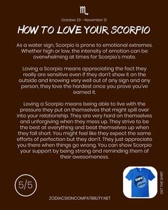 the back cover of how to love your scorpico by zodiacs magazine