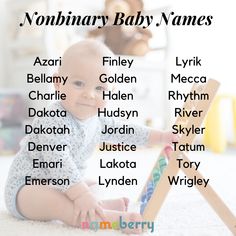 a baby sitting on the floor next to a wooden frame with words written in it