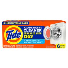 tide washing machine cleaner enhanced with oxi