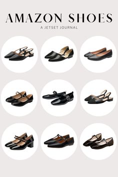 Elevate your wardrobe with classic dressy black shoes from Amazon! Perfect for a night out or the office, these options offer style without high heels for all-day comfort. Explore chic Mary Jane style flats with delicate straps, versatile slingback shoes with pointed toes, and trendy square toe Mary Jane flats with buckle details. Whether you prefer classic ballet flats or sleek loafers, there’s a perfect pair waiting for you. Shop these elegant black dressy shoes now & find your new favorite! Night Out Flat Shoes Outfit, Flat Shoes Outfit, Square Toe Mary Jane, Style Flats, Trending Womens Shoes, Dressy Shoes, Slingback Shoes, Stylish Boots