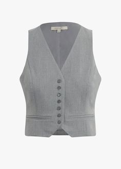 Tailored with a slim fit. The Favorite Vest is made from a frost gray, structured Italian suiting fabric that’s fully lined. With front button closures and a low v-neck–it’s minimalist menswear at its best. Super chic with denim and we especially admire the look as a set, styled with The Favorite Pant.67% Polyester, 29% Rayon, 4% SpandexModel is wearing a size X-Small Minimalist Menswear, Capsule Wardrobe Pieces, Summer Shopping, Woven Leather Bag, Sweater Layering, Fall Capsule Wardrobe