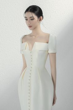 Pencil Midi Dress, Mean Blvd, Formal Tops, 파티 드레스, Midi Pencil Dress, Silk Taffeta, Dress Materials, Cream White, Dresses Xs