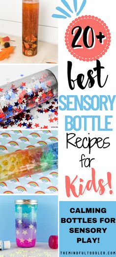 the top 20 best sensory bottle recipes for kids