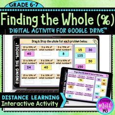 an interactive activity for students to practice using the whole numbers