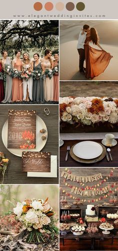 a collage of different pictures with flowers and desserts on them, including cake