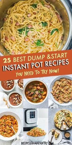 the 25 best dump and start instant pot recipes you need to try now cover image