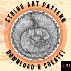 the cover art for string art pattern