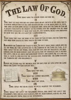 Exodus 20:3-17 Law Of God, Blacks In The Bible, Bible Timeline, Revelation Bible, Order Of Events, End Times, Bible History, Bible Study Notebook, Bible Study Lessons