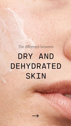 It’s easy to assume that the words “dry” and “dehydrated” can be used interchangeably, but when it comes to skincare, they shouldn’t be. Both may result in your skin feeling, well, dry, but are caused by different factors and therefore, require different ingredients and skincare products to help your complexion bounce back. Click to shop for dry skin types! Benefits Of Dry Brushing, Skin Aesthetics, Skin Clinic, Vegan Skincare, Dehydrated Skin, Dry Brushing, Skin Rejuvenation, Skin Conditions