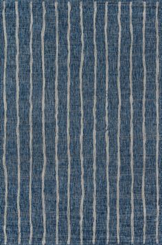 HIGH-QUALITY FINISH: Power loomed and made of 100% washable polypropylene.. UNPARALLELED DESIGN: Detailed patterns and comfortable surfaces make the Villa collection perfect for many settings.. LOW PROFILE PILE: Low profile rug at 0.1 inches pile height with weather resistant construction.. Momeni 2 X 10 (ft) Denim Indoor/Outdoor Stripe Runner Rug in Blue | VILLAVI-03BLU20A0 Repetitive Patterns, Modern Flooring, Red Shades, Area Rug Sets, Geometric Prints, Grey Rug, Area Rug Collections, Indoor Outdoor Rug, Striped Rug