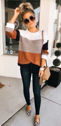 Looks Jeans, Simple Fall Outfits, Pullover Outfit, Trendy Fall Outfits, Trendy Fall, Outfit Inspo Fall