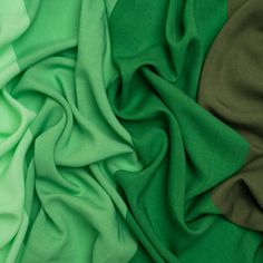 a green and black color combination is shown in closeup, as well as the other colors