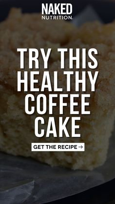 🎂 Satisfy your sweet tooth with this Collagen Coffee Cake Recipe! Delicious, nutritious, and full of benefits, it's the perfect snack for any time of day. #CollagenRecipes #HealthyEating #BakedGoodies Healthy Coffee Cake, Collagen Coffee, Collagen Recipes, Extra Protein, Coffee Cake Recipe, Coffee Cake Recipes, Guilt Free, Coffee Cake