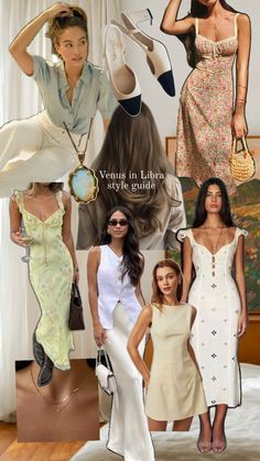 Dress according to your venus sign Libra Style, Venus Sign, Fashion Inspo Casual, Venus In Leo, Venus Fashion, Venus Dresses, Future Outfit, Feminine Dress